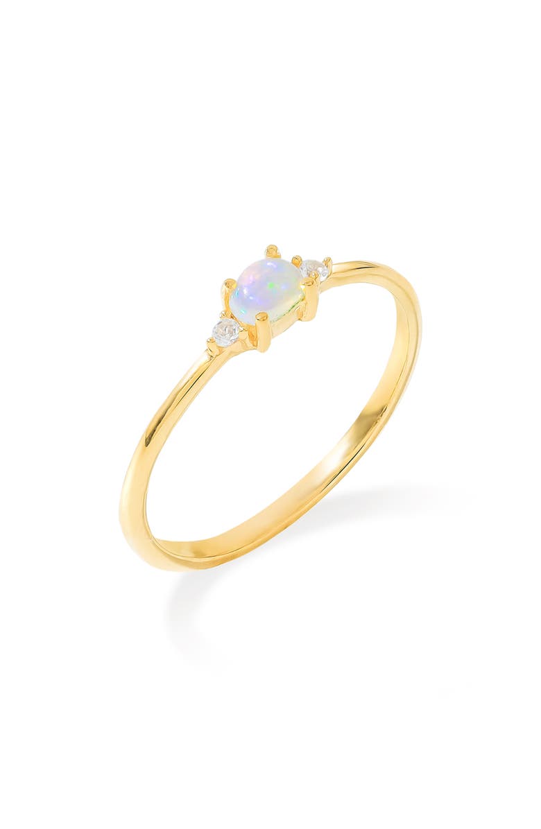 YS GEMS Opal & White Topaz Ring, Main, color,