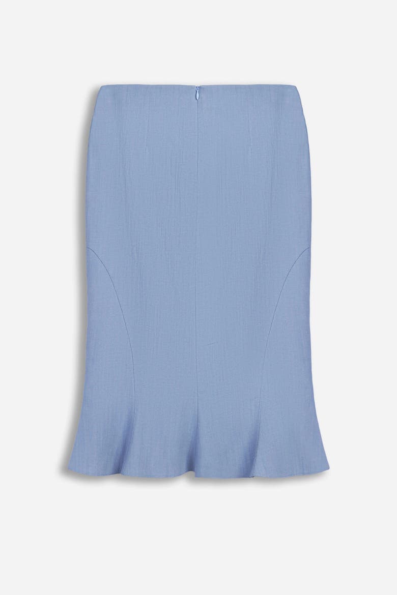 Fishtail Midi Skirt, Alternate, color, Blue