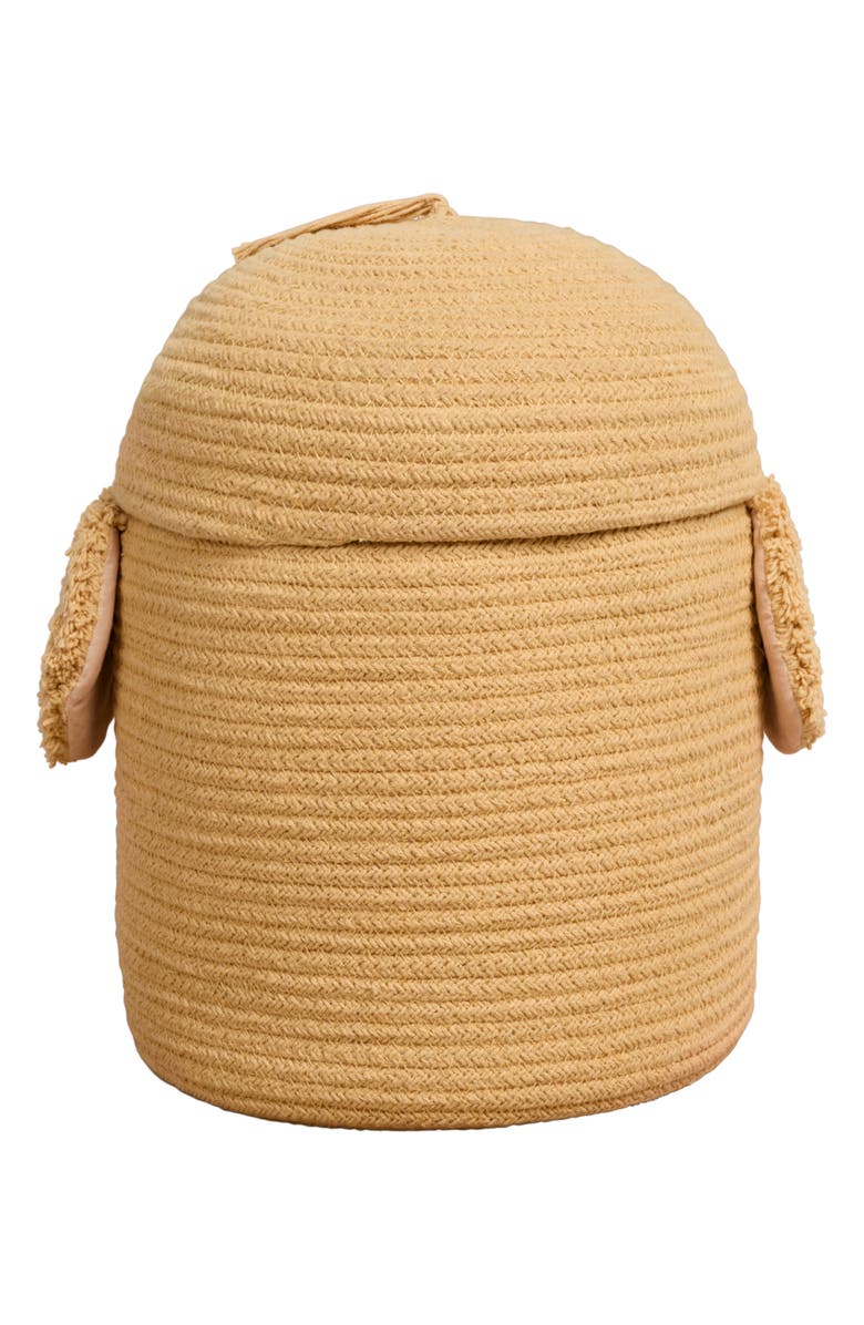 Lorena Canals Charlie the Chicken Basket, Alternate, color, Golden