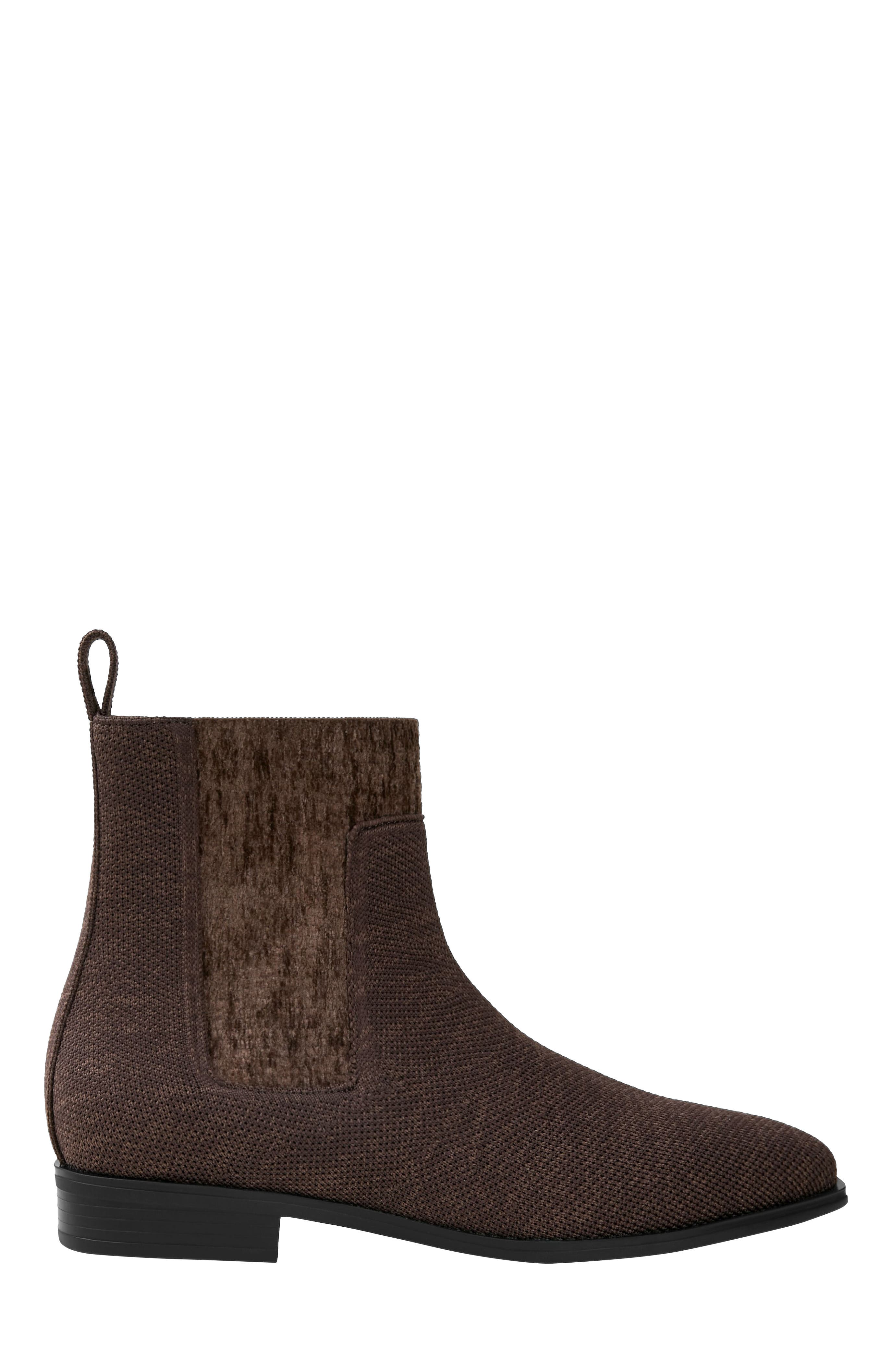 VIVAIA Square-Toe Water-Repellent Ankle Boots, Main, color, Dark Chocolate