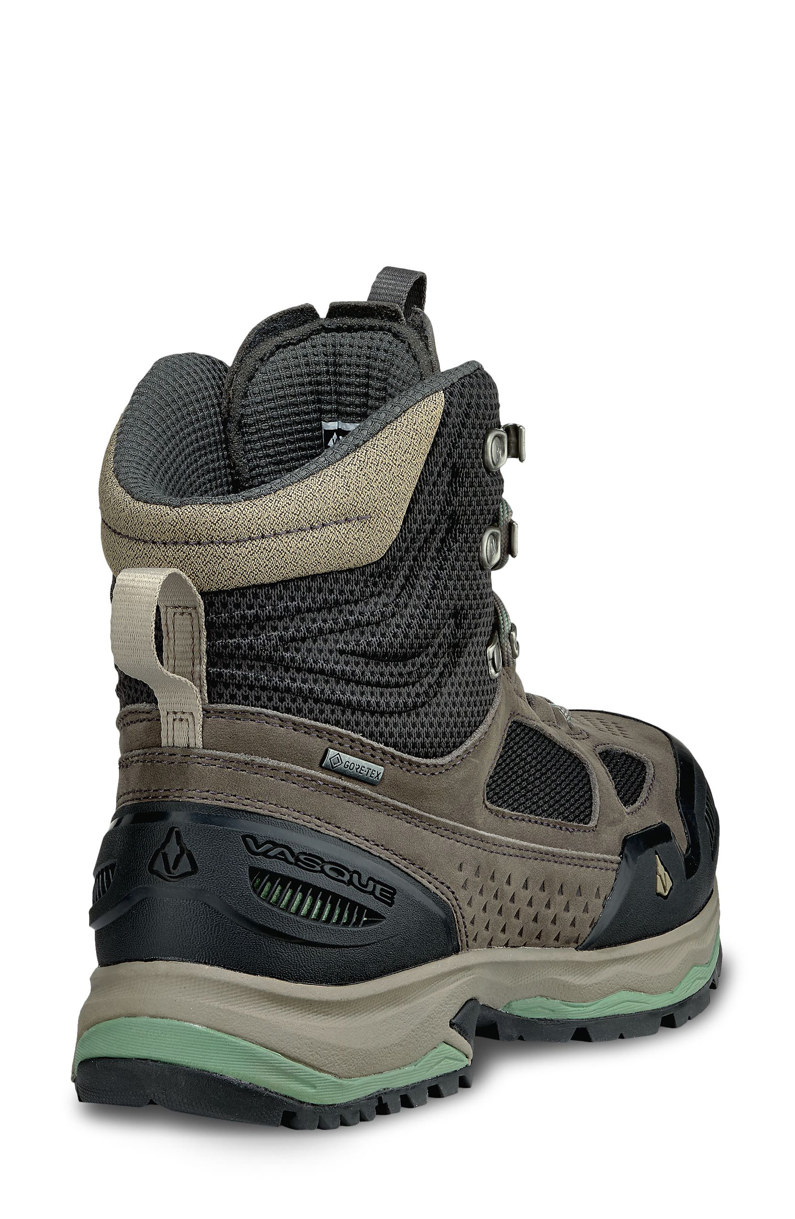 Breeze All Terrain Gore-Tex® Waterproof Hiking Boot, Alternate, color, MAGNET/ BASIL