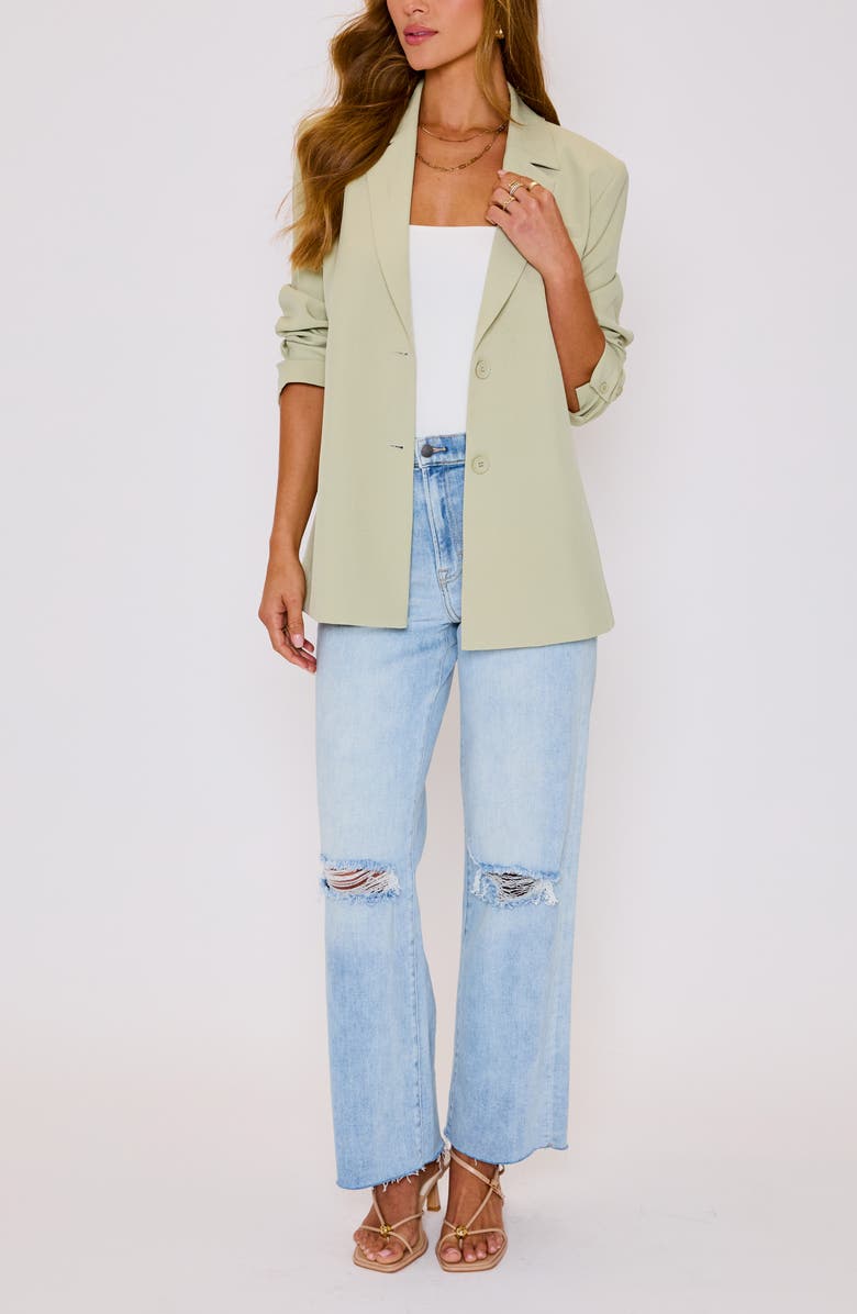 VICI Collection Mari Relaxed Fit Blazer, Alternate, color, Sage