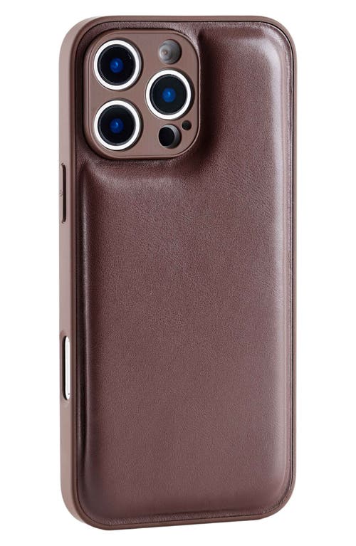 Auramma Cushioned Iphone 16 Pro Case In Brown