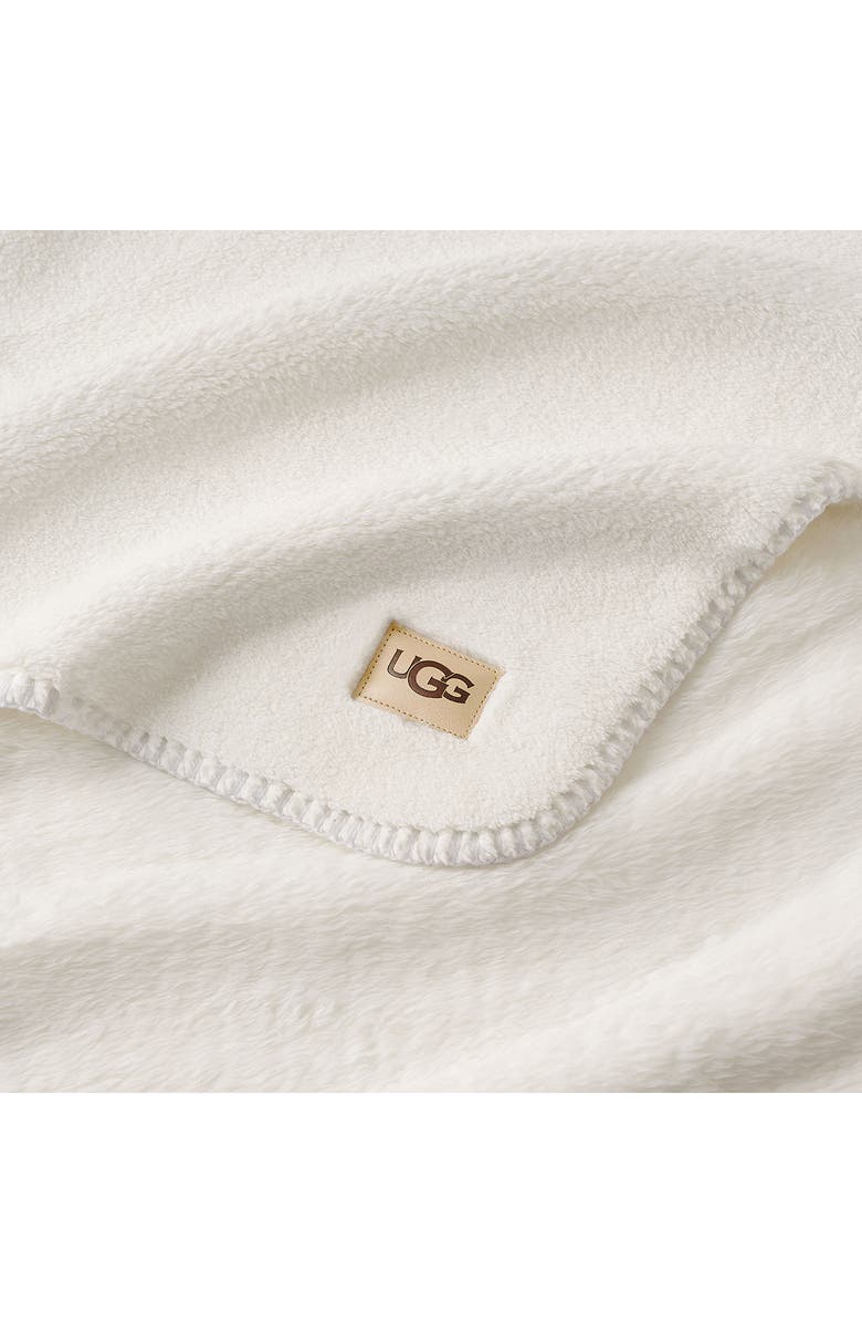 UGG<sup>®</sup> Whitecap Fleece Bed Blanket, Alternate, color, Snow