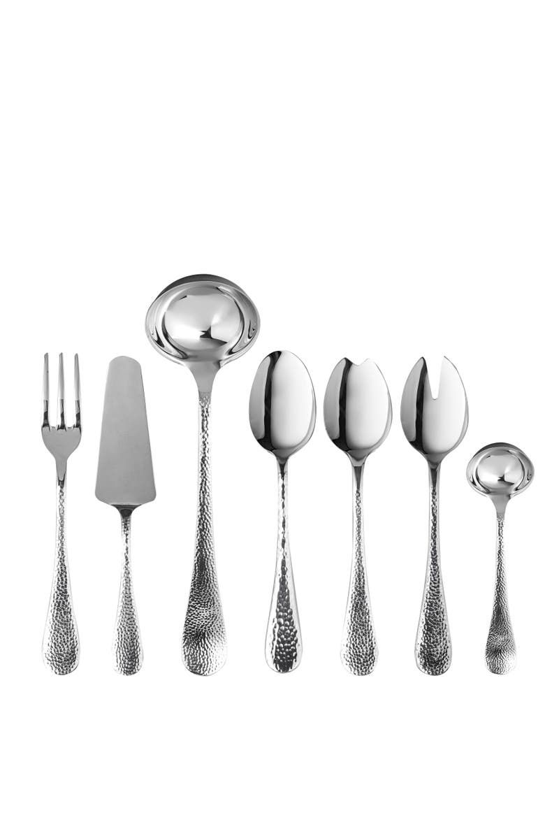 Mepra Epoque Serving Set - 7 Pieces, Main, color, Silver