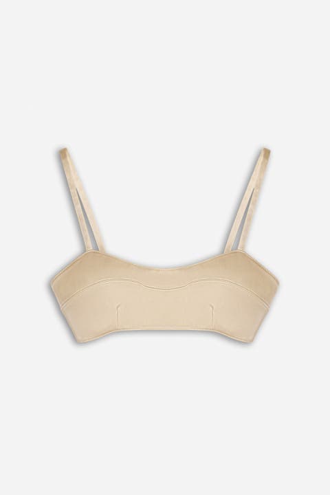 String Strap Crop Top