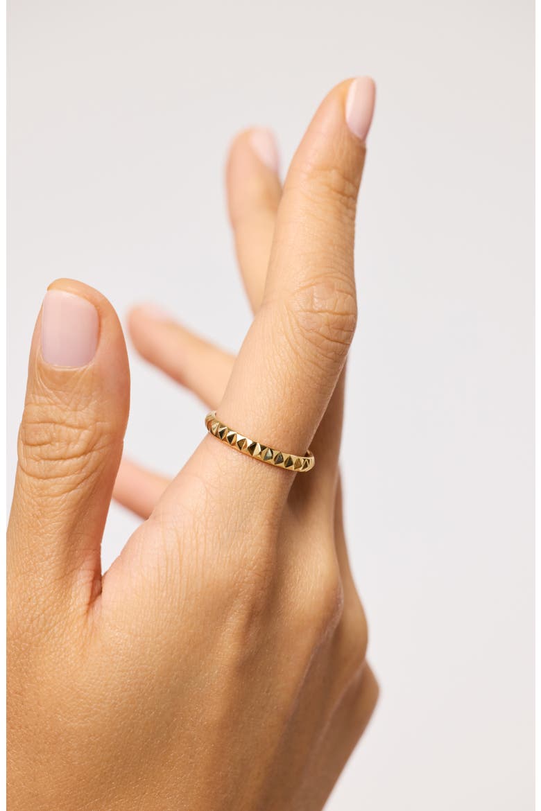 Solid Yellow Gold - Slim Equinox Ring, Alternate, color, Gold