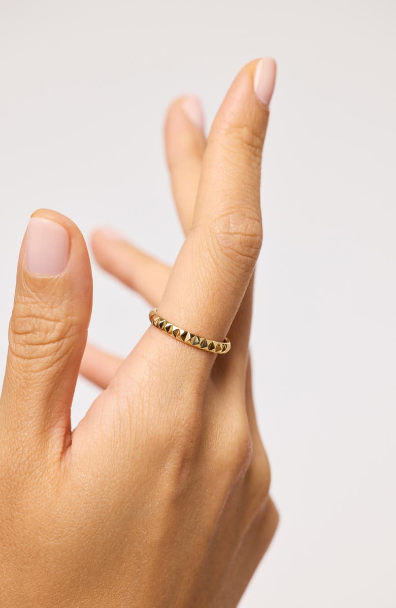 Ana Luisa Solid Yellow Gold - Slim Equinox Ring, Alternate, color, Gold