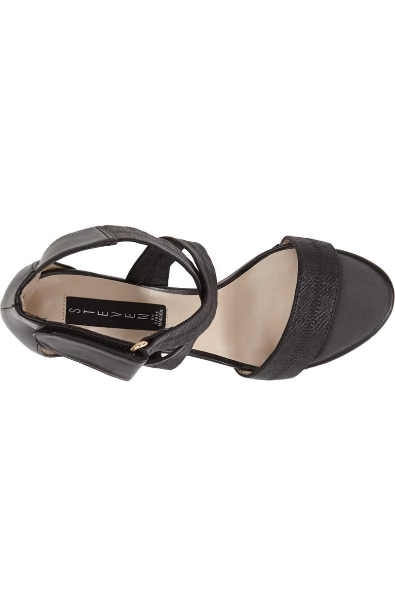 Steven New York Steven by Steve Madden 'Vaale' Cross Strap Sandal, Alternate, color,