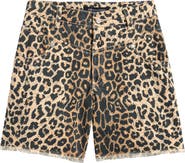 smALLSAINTS by ALLSAINTS Kids' Leopard Print Denim Shorts