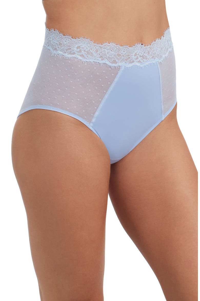 Entice High Waisted Brief, Alternate, color, Blue Breeze