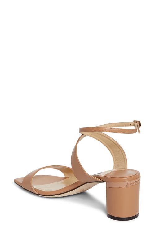 Jimmy Choo Jago Ankle Strap Sandal In Biscuit