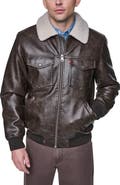 Levi's Faux Leather Bomber Jacket