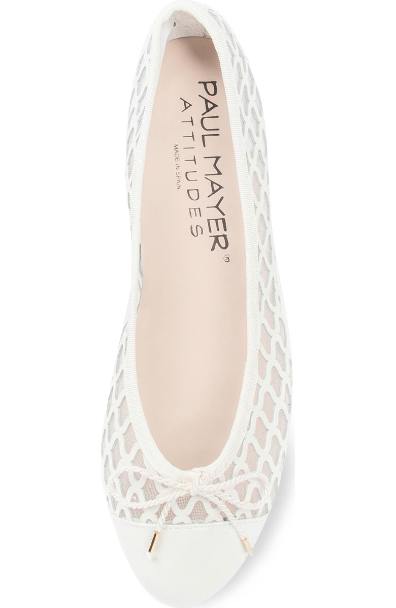 PAUL MAYER Brandy Mesh Ballet Flat, Alternate, color,