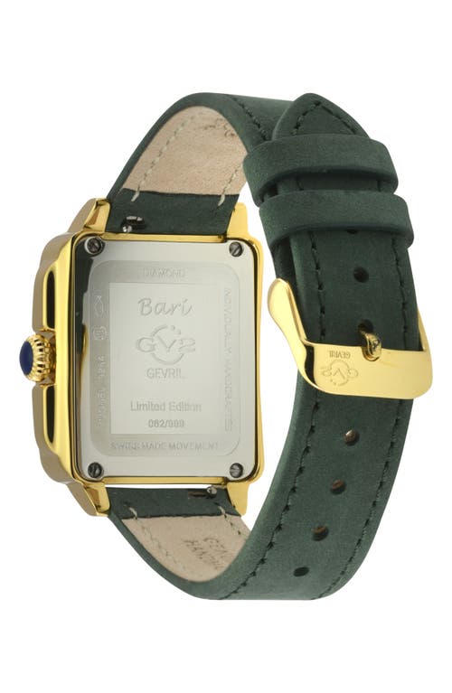 Gv2 Bari Viva Mother-of-pearl Dial Diamond Watch, 34mm In Green