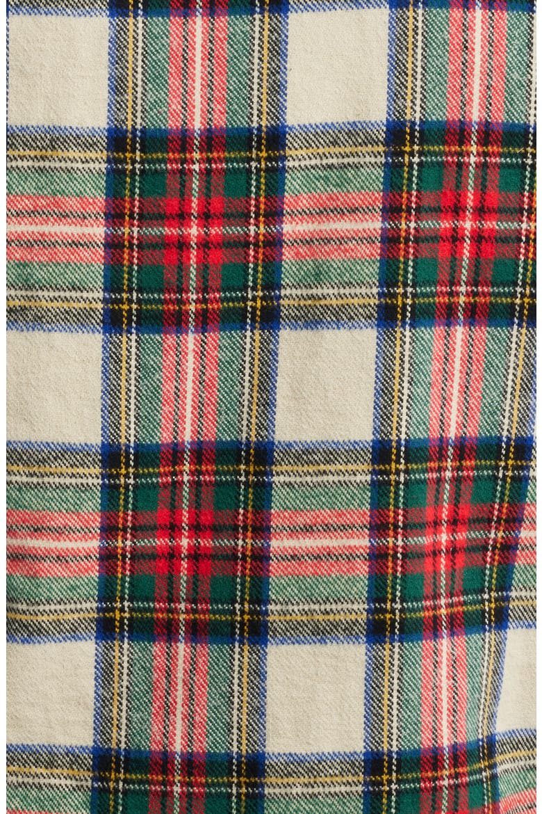 Two-Pocket Long Sleeve Flannel Button-Up Shirt, Alternate, color, WHITE SPRUCE