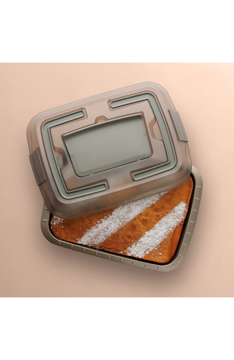 BergHOFF Leo Balance Covered Cake Pan Set, Alternate, color, Golden