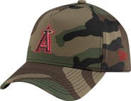 New Era Men's New Era Camo Los Angeles Angels Woodland Team Pop 9FORTY A-Frame Adjustable Hat