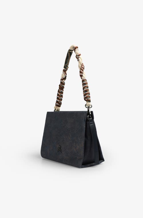 Scalpers Fab Cord Mini Bag In Blue