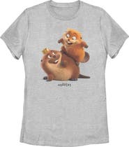Hoppers Womens Hoppers King George and Mabel Fun T Shirt