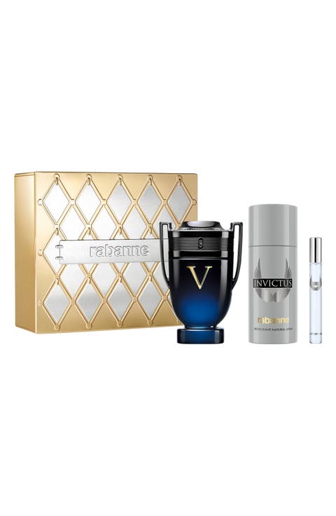 Invictus Victory Elixir Parfum Intense Cologne Set $215 Value