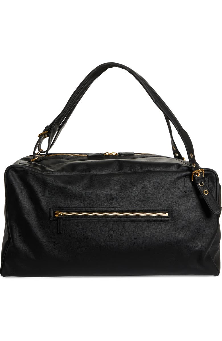 Eleventy Leather Duffle Bag, Main, color,