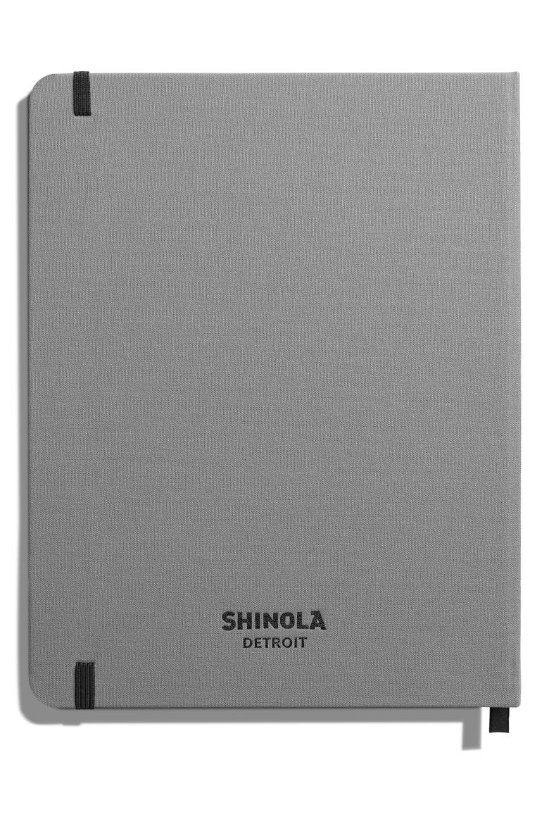 Large Hardcover Grid Journal, Alternate, color, STONE