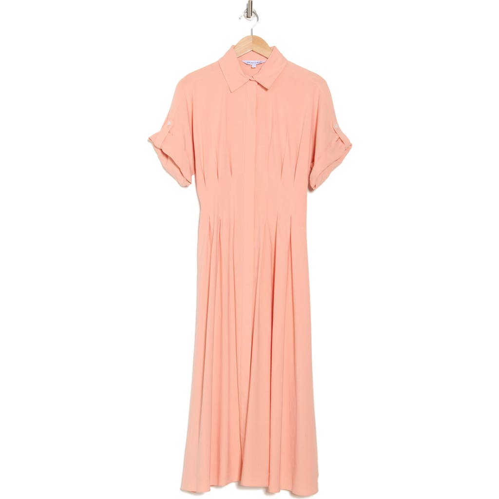 VERONICA BEARD VERONICA BEARD ADAVI LINEN BLEND SHIRTDRESS