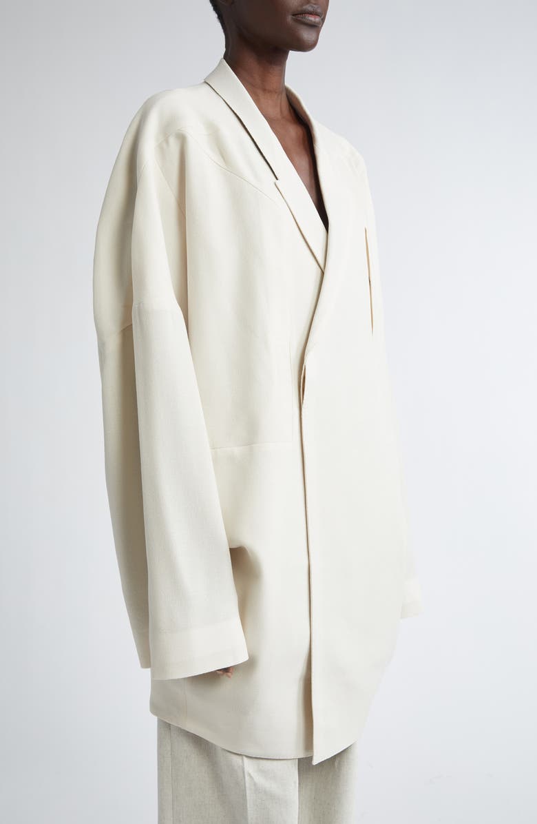 Rick Owens Arrowhead Oversize Virgin Wool Jacket, Alternate, color, 