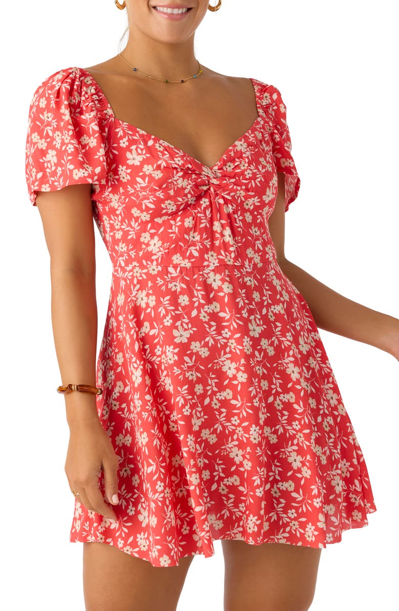 O'Neill Carina Floral Minidress, Alternate, color,