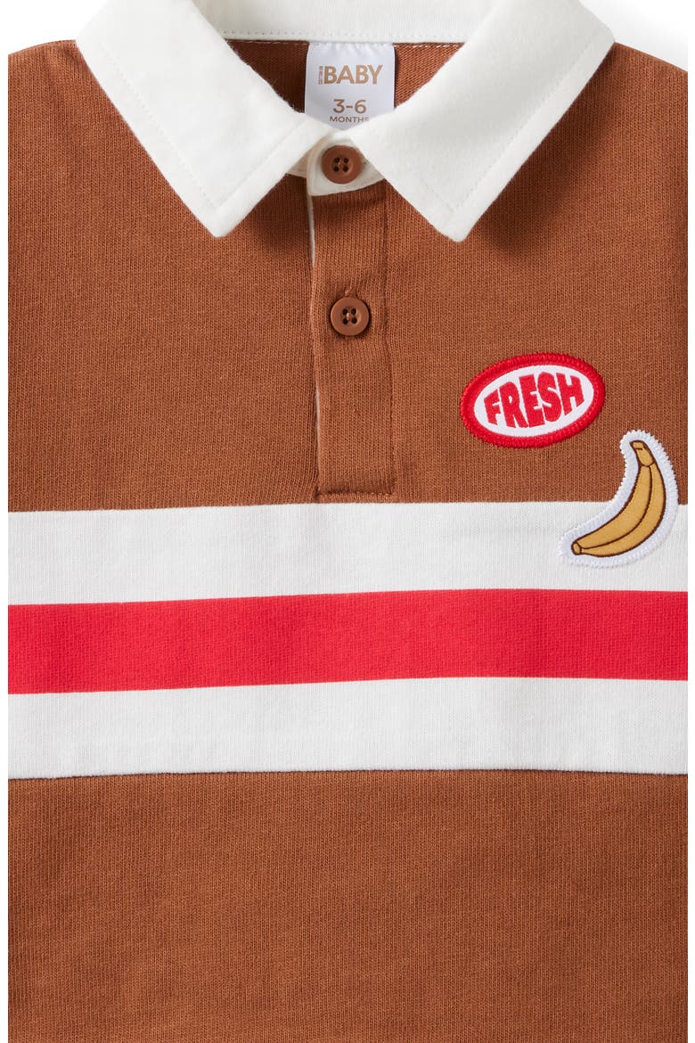 Ari Rugby Polo, Alternate, color, Chestnut Varsity Red