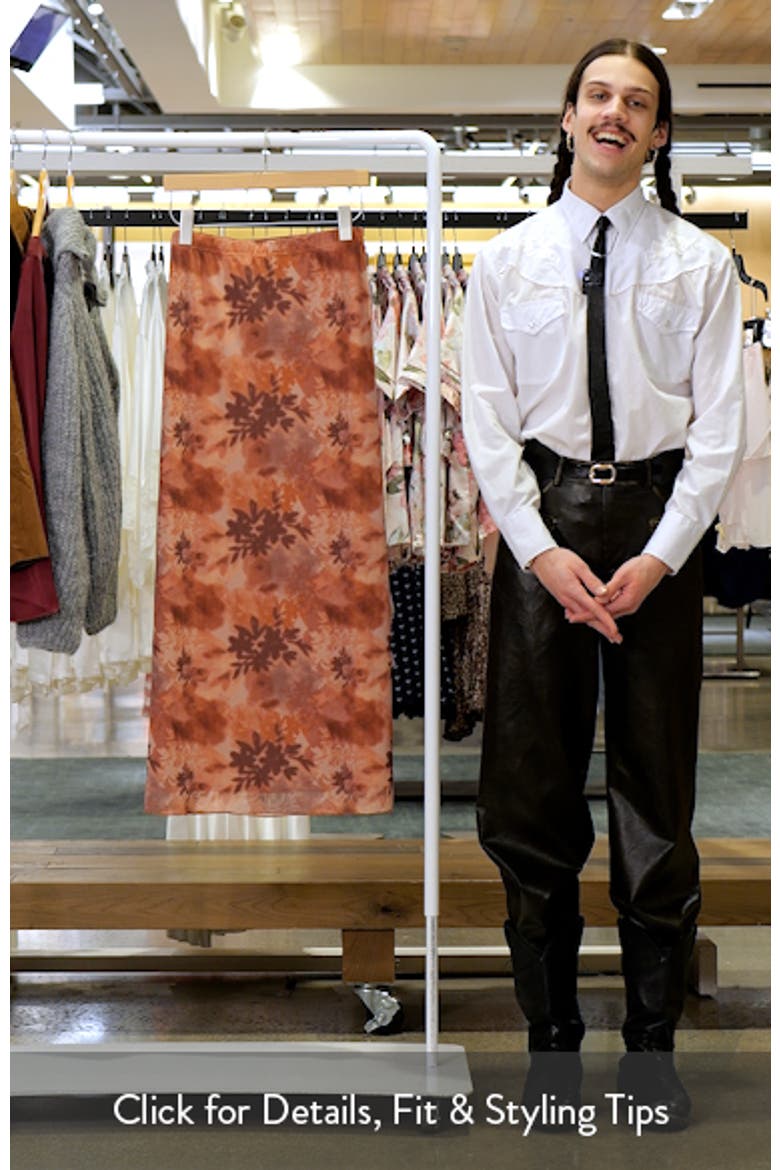 Bloise Floral Print Maxi Skirt video