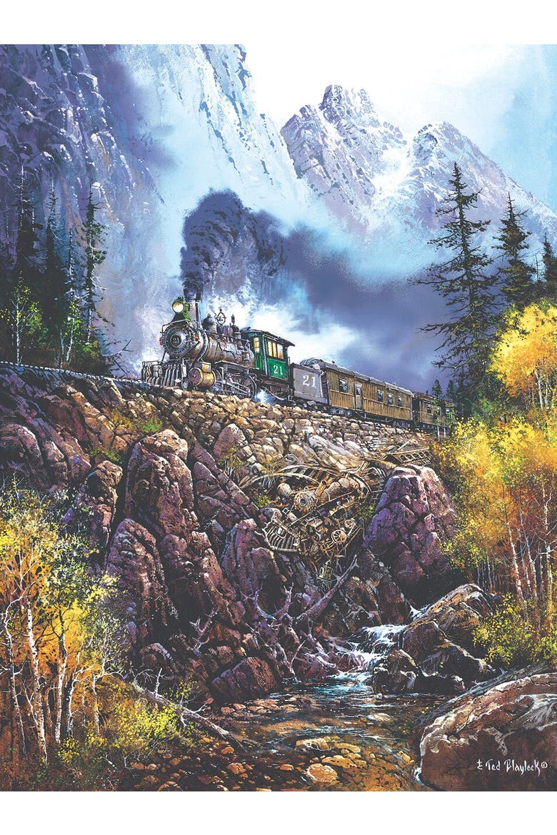 Hazardous Travel 500 piece Jigsaw Puzzle for Adults, Main, color, Multicolor