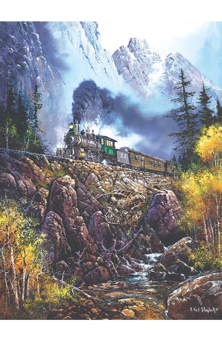 Sunsout Hazardous Travel 500 piece Jigsaw Puzzle for Adults, Main, color, Multicolor