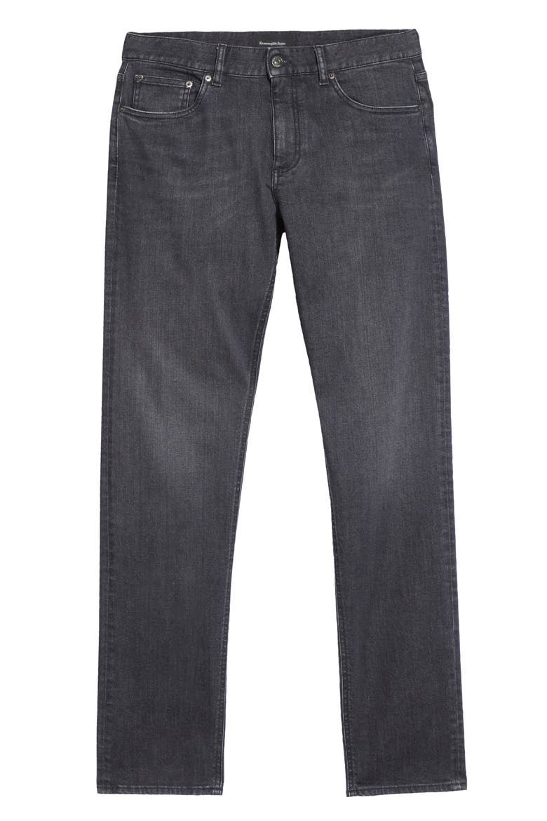 Comfort Slim Jeans, Alternate, color, GREY