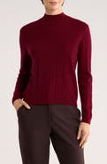 Bruno Magli Wide Rib Wool & Cashmere Sweater