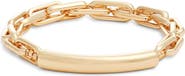 Nordstrom Hammered Tube Stretch Bracelet