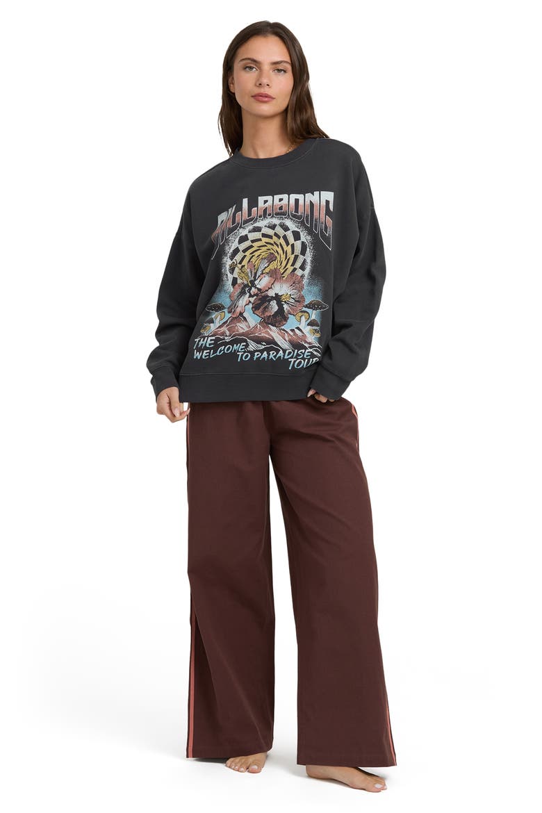 Echo Crewneck Sweatshirt, Alternate, color, BLACK