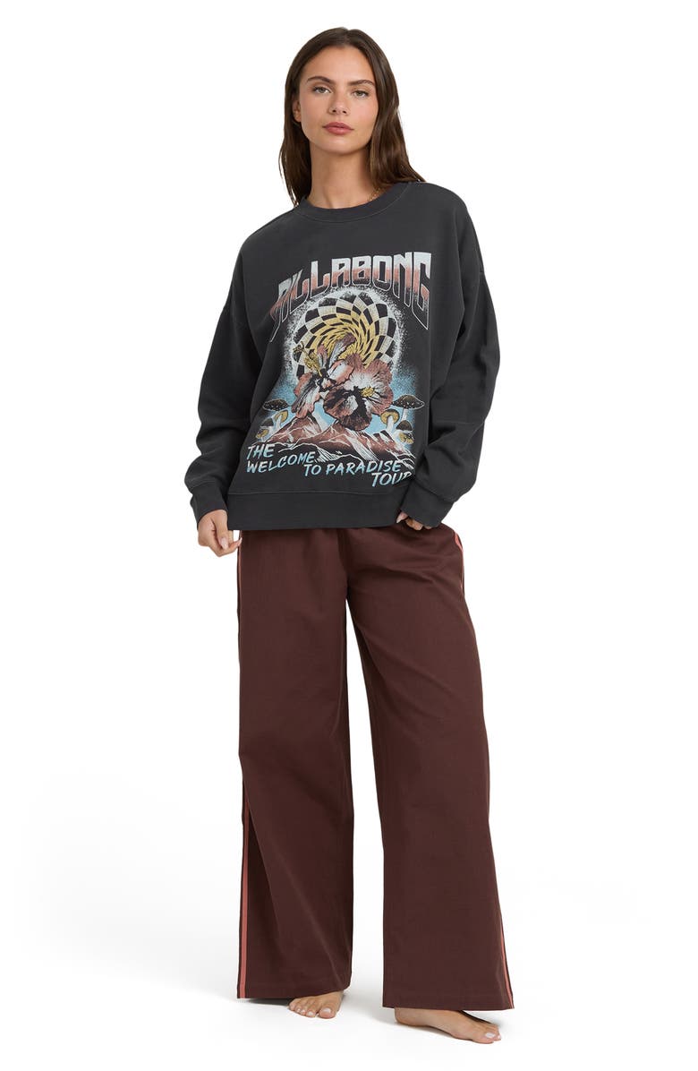 Billabong Echo Crewneck Sweatshirt, Alternate, color, Black