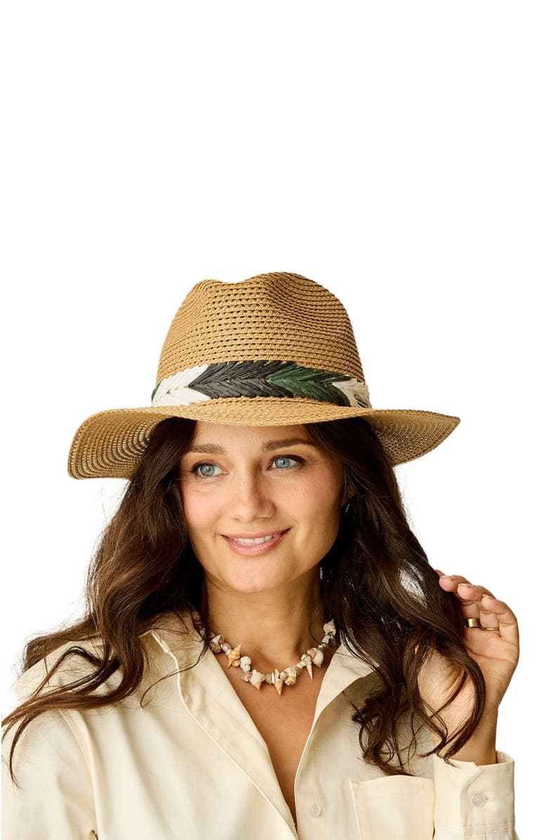 Carve Designs Farrah Packable Hat, Alternate, color, Dark Honey