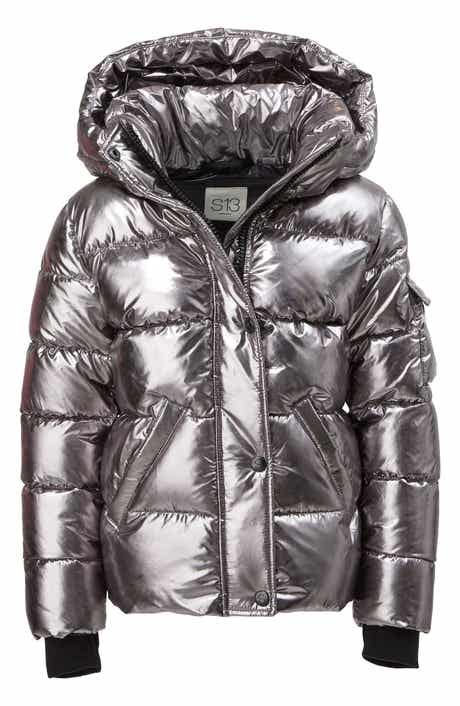 S13 Kids' Ella Metallic Quilted Jacket