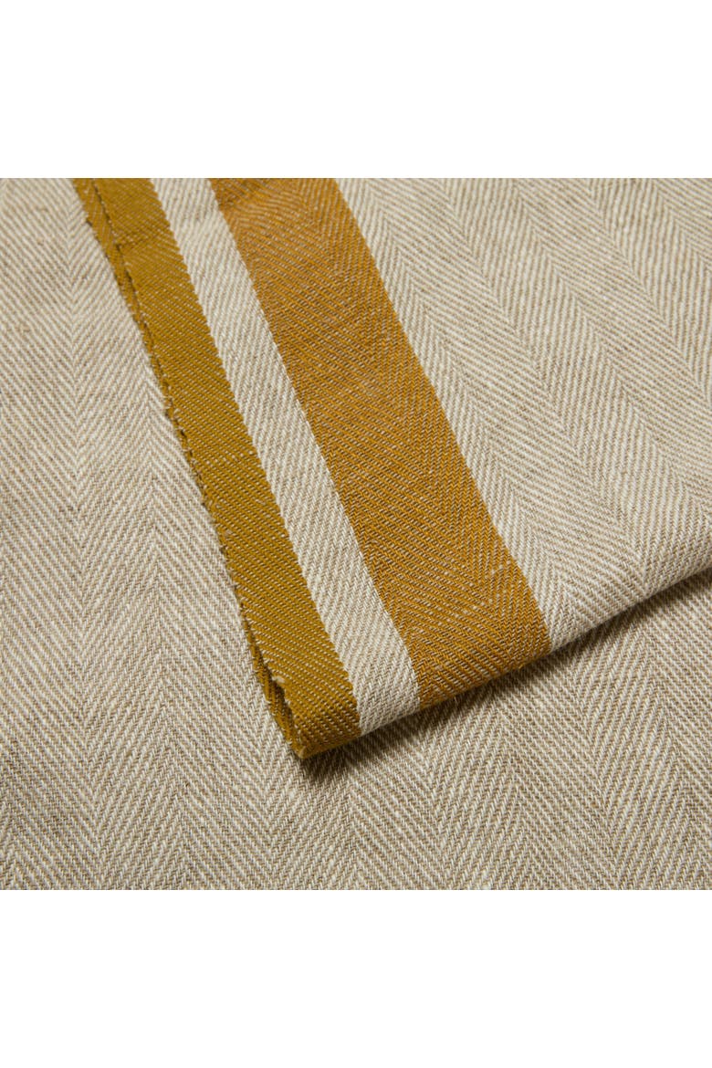 Gordes Runner, Alternate, color, Mustard, Natural 20" x 90"