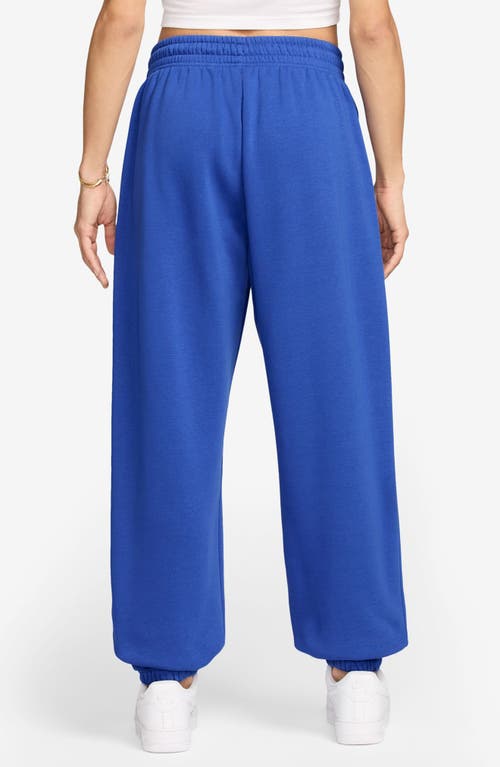 Nike Women's  Sportswear Phoenix Fleece High-waisted Oversized Sweatpants In Game Royal/sail