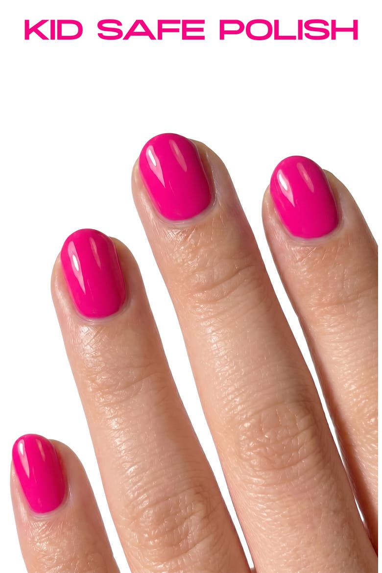 Kids' Nail Polish, Alternate, color, DARK PINK