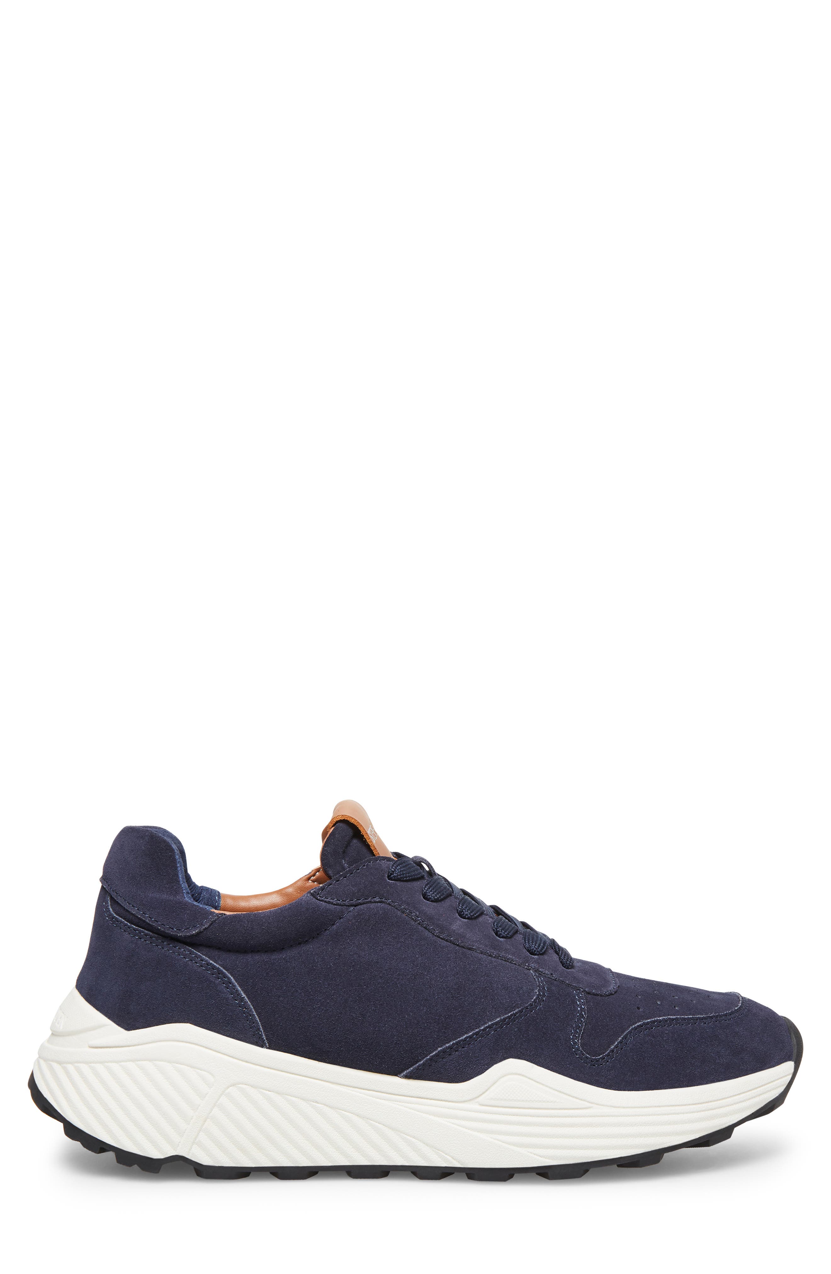 Sardan Sneaker, Alternate, color, NAVY SUEDE