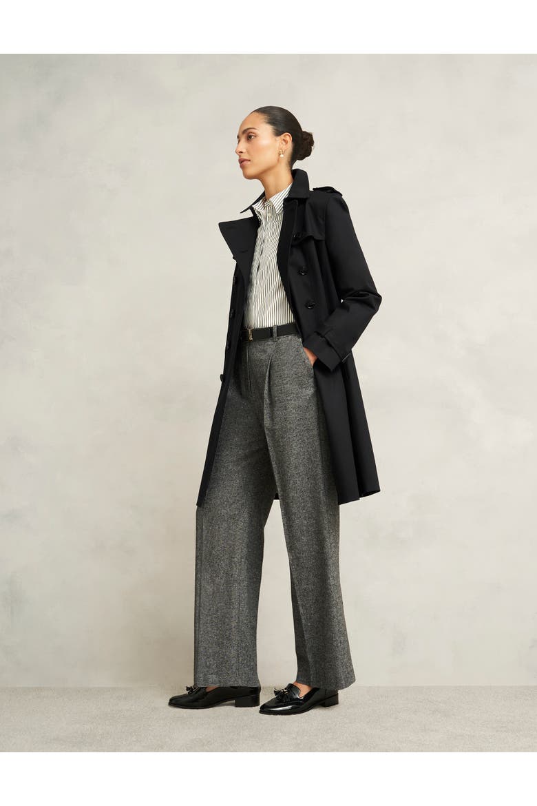 Skylar Trench Coat, Alternate, color, Black