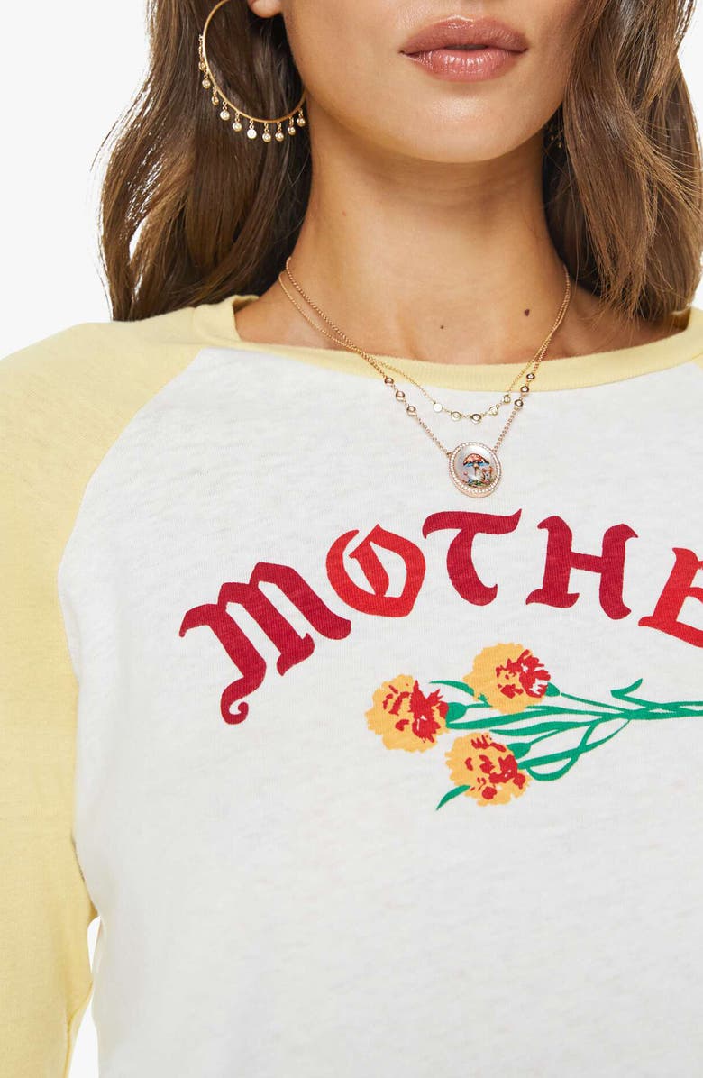 MOTHER The Sporty Concert Long Sleeve T-Shirt, Alternate, color, Mother Flower