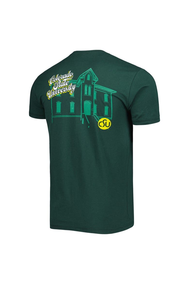 Men's Green Colorado State Rams Mascot Scenery Premium T-Shirt, Alternate, color, Green
