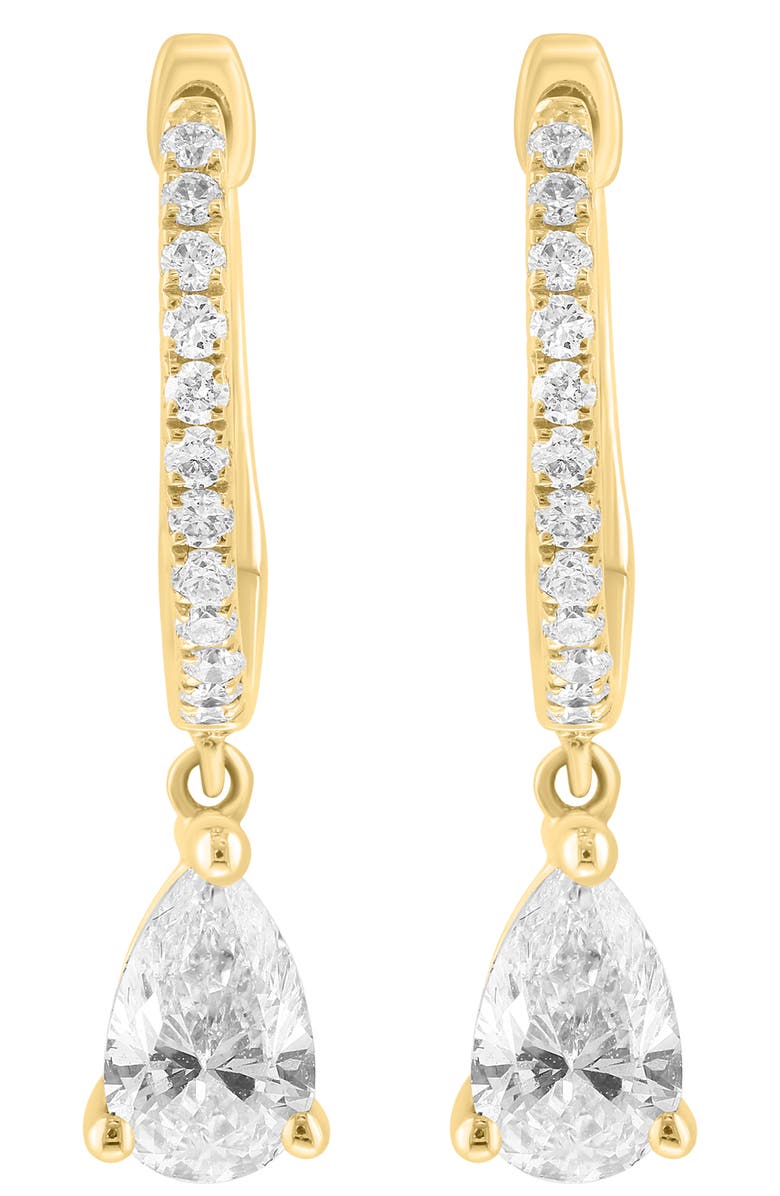EFFY Lab-Grown Diamond Drop Earrings, Alternate, color, Gold