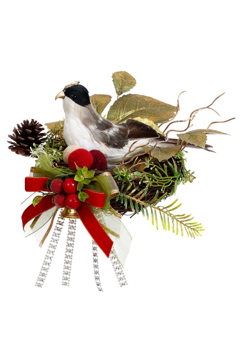 Cheerful Bird Nest, Set of 2, Main, color, Red